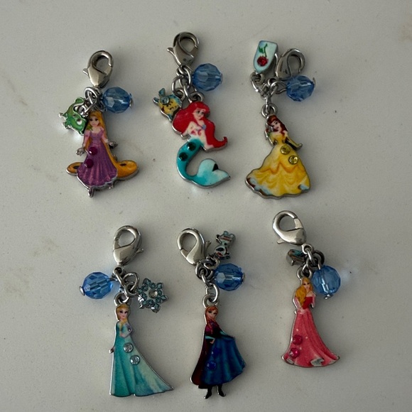 Disney Other - New Lot of (6) Disney Princess charms from Disneyland